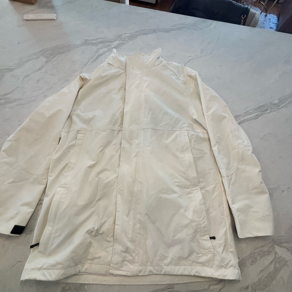 Cutter & Buck Men's Off-White Weathertec Coat